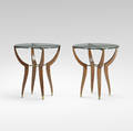 Roberto and Mito Block attribution   occasional tables pair