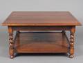 JACOBEAN STYLE FRUITWOOD LOW TABLE