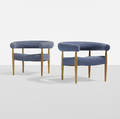 Nanna and Jrgen Ditzel   Ring lounge chairs pair