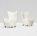 Mogens Lassen   lounge chairs pair