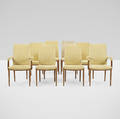 Helge Vestergaard Jensen   dining chairs set of eight