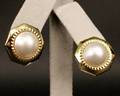 14k Gold  Pearl Earrings
