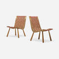 Swedish   lounge chairs pair