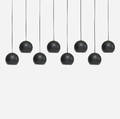 Stilnovo   pendant lamps set of eight
