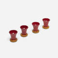 Ettore Sottsass   Twergi egg cups set of four