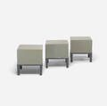 Quinze  Milan   Primary Poufs model 01 set of three