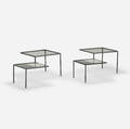 nendo   pair of 5000mm tables from the Thin Black Lines