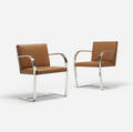 Ludwig Mies van der Rohe   Brno chairs pair