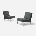 Florence Knoll   lounge chairs pair