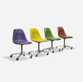 Charles and Ray Eames   PSCA36s set of four