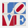 Robert Indiana b1928  Four Panel Love four sheets