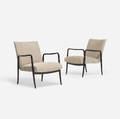 Joaquim Tenreiro   Light armchairs pair