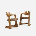 Wendell Castle   Quinn chairs pair