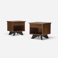 George Nakashima   Origins nightstands model 215 pair