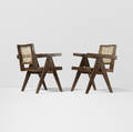 Pierre Jeanneret   pair of armchairs from Chandigarh