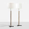Danish   adjustable floor lamps pair