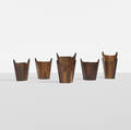 PS Heggen   wastepaper baskets set of seven