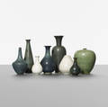 Gunnar Nylund   collection of eight vases