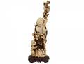 CARVED IVORY FIGURE OF A LOHAN