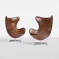 Arne Jacobsen   Egg chairs pair