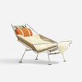 Hans J Wegner   Flag Halyard lounge chair