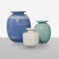 Gunnar Nylund   collection of three vases