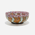 Fratelli Toso   Murrine bowl with applied foot