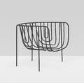 nendo   13600mm chair from the Thin Black Lines series