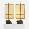 George Nakashima   table lamps pair