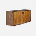 Danish   wallmounted bar cabinet