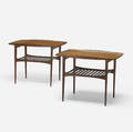 Danish   occasional tables pair