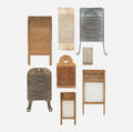 American   collection of eight washboards