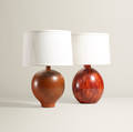 French and Belgian   table lamps set of two