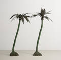 French   palm trees pair