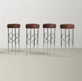 James Mont   stools set of four