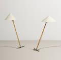Carl Aubck   floor lamps pair
