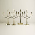 Tommi Parzinger   collection of four candelabrum