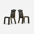 Robert Venturi   Chippendale chairs pair
