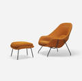 Eero Saarinen   Womb chair and ottoman