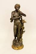 Art Nouveau Bronze Figural Statue