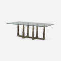 Paul Evans   Sculpted Metal dining table