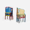 Gaetano Pesce   Open Sky Crosby chairs pair