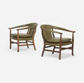Jacob Kjaer attribution   lounge chairs pair