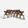 Arne Jacobsen   Grand Prix chairs set of ten
