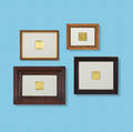 Lawrence Laske   Golden Nugget mirrors set of four