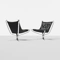 Sigurd Resell   Falcon chairs pair