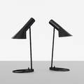 Arne Jacobsen   Visor table lamps pair