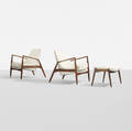 Ib KofodLarsen   pair of lounge chairs with ottoman