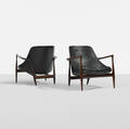 Ib KofodLarsen   rare Elizabeth chairs pair