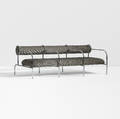Shiro Kuramata   Sofa with Arms triple for the Esprit House
